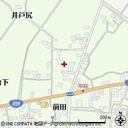 福島県喜多方市関柴町平林関田304周辺の地図