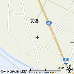 新潟県東蒲原郡阿賀町天満周辺の地図