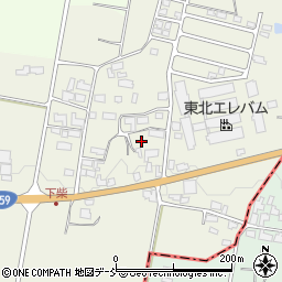 福島県喜多方市関柴町下柴東住周辺の地図