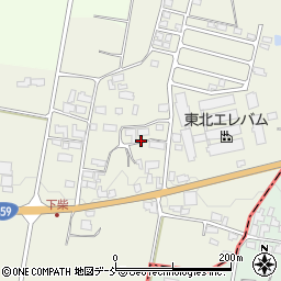 福島県喜多方市関柴町下柴東住498周辺の地図