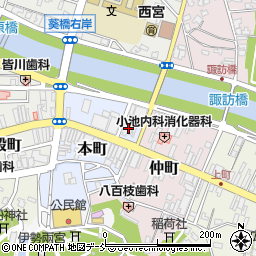 第四北越銀行加茂本町出張所周辺の地図