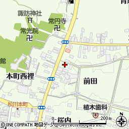 セブンイレブン福島松川本町店周辺の地図