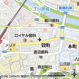 新潟県加茂市穀町8-3周辺の地図