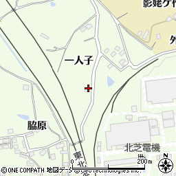 福島県福島市松川町一人子58-8周辺の地図