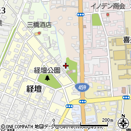 福島県喜多方市経壇東周辺の地図