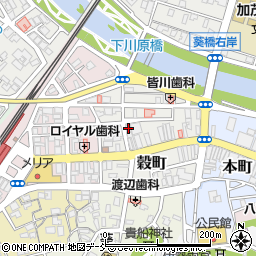 新潟県加茂市穀町8-5周辺の地図