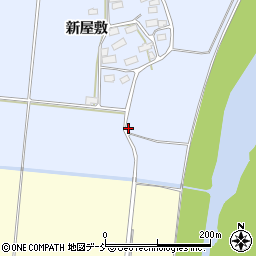 福島県喜多方市上三宮町吉川開伝原周辺の地図