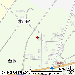 福島県喜多方市関柴町平林前田171周辺の地図