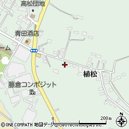 福島県南相馬市原町区上北高平植松周辺の地図