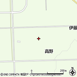 福島県福島市松川町大名周辺の地図