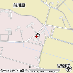 福島県南相馬市原町区北長野台周辺の地図