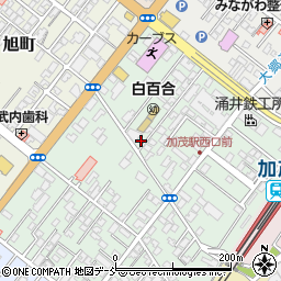 新潟県加茂市寿町周辺の地図