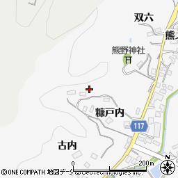 福島県伊達郡川俣町東福沢熊ノ宮山周辺の地図