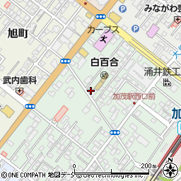 カトリック加茂教会周辺の地図