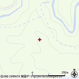 福島県耶麻郡西会津町奥川大字元島滝山周辺の地図