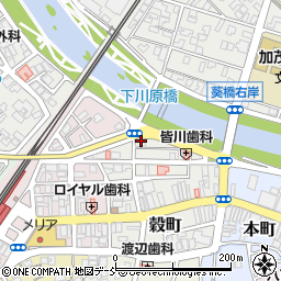 新潟県加茂市穀町5-1周辺の地図