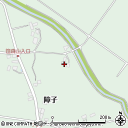 福島県福島市松川町水原諏訪田周辺の地図