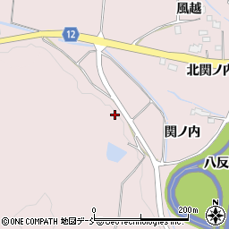 福島県南相馬市原町区信田沢関ノ内周辺の地図