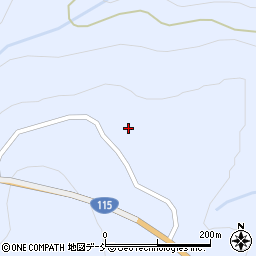 福島県福島市土湯温泉町猪倉周辺の地図