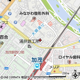 新潟県加茂市番田3周辺の地図