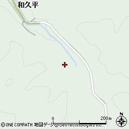 福島県伊達郡川俣町飯坂芋窪周辺の地図