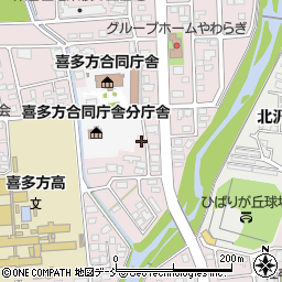 福島県喜多方市東桜ガ丘2丁目219周辺の地図