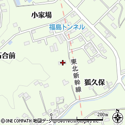 福島県福島市松川町狐久保65周辺の地図