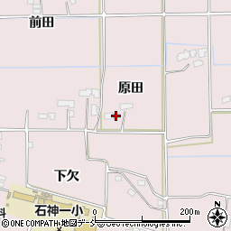 福島県南相馬市原町区深野原田周辺の地図