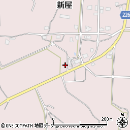新潟県五泉市新屋430周辺の地図