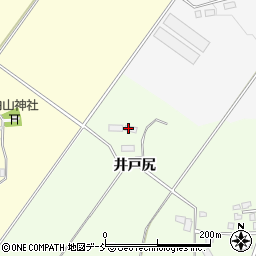 福島県喜多方市関柴町平林（井戸尻）周辺の地図