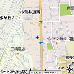 福島県喜多方市松山町村松小荒井道西405-2周辺の地図