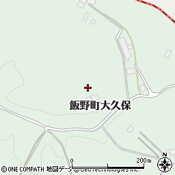 福島県福島市飯野町大久保（古地上）周辺の地図