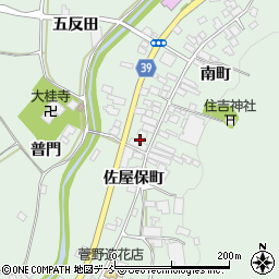 高仙機業場周辺の地図