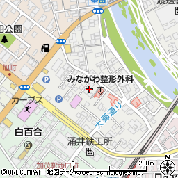 新潟県加茂市番田7周辺の地図