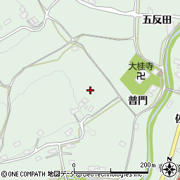 福島県福島市飯野町大久保並柳周辺の地図