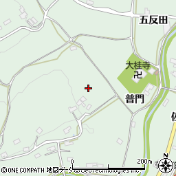 福島県福島市飯野町大久保（並柳）周辺の地図