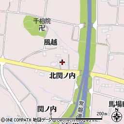 福島県南相馬市原町区信田沢（北関ノ内）周辺の地図