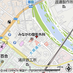 新潟県加茂市番田11-34周辺の地図