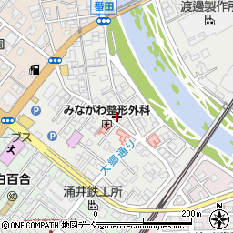 新潟県加茂市番田11-7周辺の地図