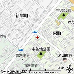 新潟県加茂市栄町18-35周辺の地図