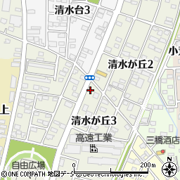 福島県喜多方市中寺周辺の地図