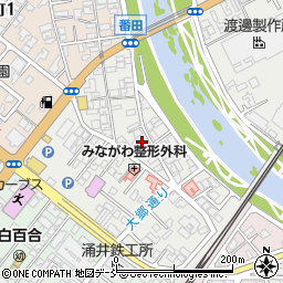 新潟県加茂市番田11周辺の地図