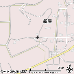 新潟県五泉市新屋395周辺の地図