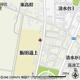 福島県喜多方市飯田道上周辺の地図