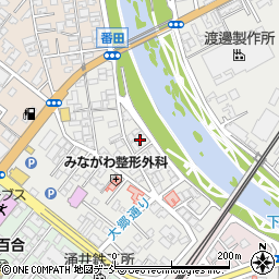 新潟県加茂市番田10-19周辺の地図