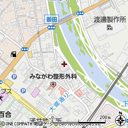 新潟県加茂市番田10-16周辺の地図