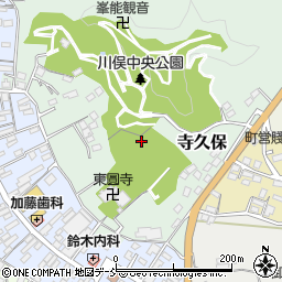 福島県伊達郡川俣町寺久保周辺の地図
