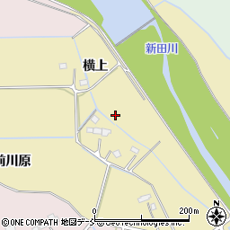 福島県南相馬市原町区北新田横上周辺の地図