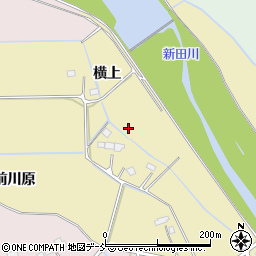 福島県南相馬市原町区北新田（横上）周辺の地図