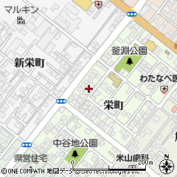 新潟県加茂市栄町7-8周辺の地図